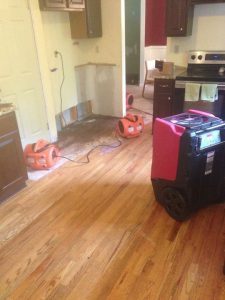 Drying a Basement after a Pipe Burst